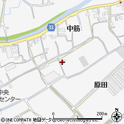 徳島県徳島市多家良町中筋19周辺の地図