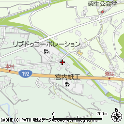 愛媛県四国中央市金田町半田48周辺の地図