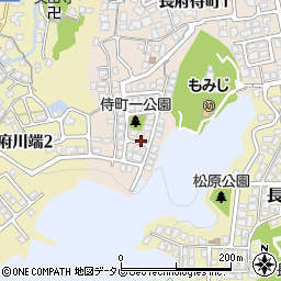 山口県下関市長府侍町1丁目13周辺の地図