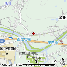 愛媛県四国中央市金田町半田甲455周辺の地図