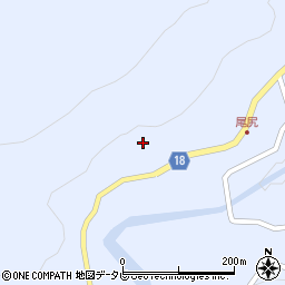 徳島県佐那河内村（名東郡）下（日ノ浦）周辺の地図