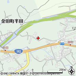 愛媛県四国中央市金田町半田乙4-6周辺の地図