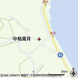 愛媛県松山市中島粟井815周辺の地図