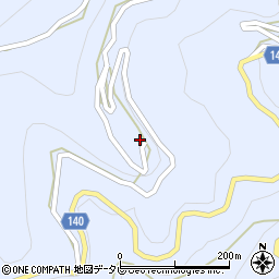 徳島県三好市井川町井内西4216周辺の地図