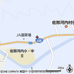 ファミリーマート徳島佐那河内店周辺の地図