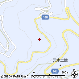 徳島県三好市井川町井内西4290周辺の地図
