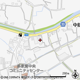 徳島県徳島市多家良町中筋155周辺の地図