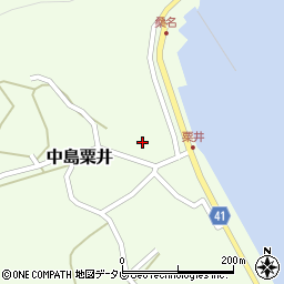 愛媛県松山市中島粟井816周辺の地図