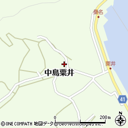 愛媛県松山市中島粟井827周辺の地図