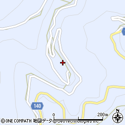 徳島県三好市井川町井内西4215周辺の地図