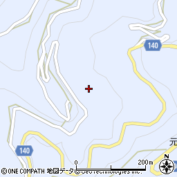 徳島県三好市井川町井内西4207周辺の地図