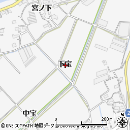 徳島県徳島市多家良町下宝周辺の地図