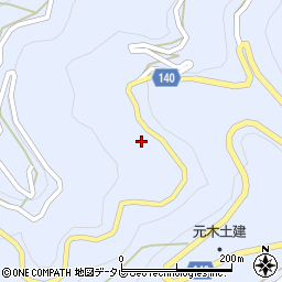 徳島県三好市井川町井内西4274周辺の地図