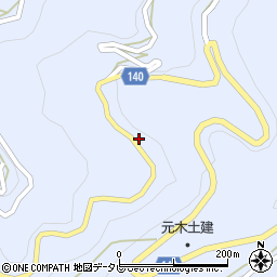 徳島県三好市井川町井内西4281周辺の地図