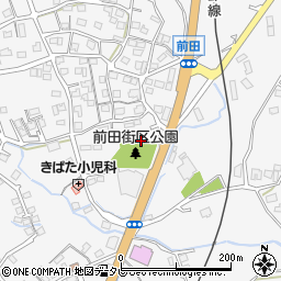 前田街区公園周辺の地図
