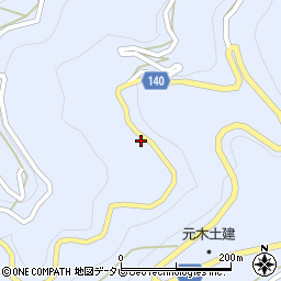 徳島県三好市井川町井内西4277周辺の地図