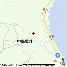 愛媛県松山市中島粟井1195周辺の地図