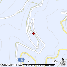 徳島県三好市井川町井内西4214周辺の地図