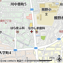 ブランチハウス川中豊町店周辺の地図