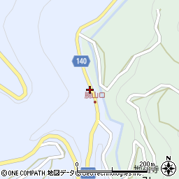 徳島県三好市井川町井内西5164周辺の地図