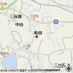 徳島県徳島市八多町町田38周辺の地図