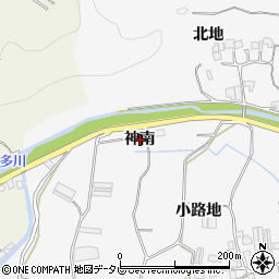徳島県徳島市多家良町（神南）周辺の地図