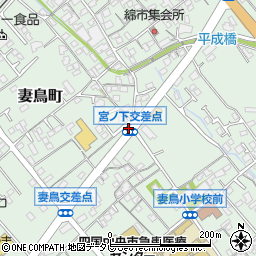 愛媛県四国中央市妻鳥町周辺の地図