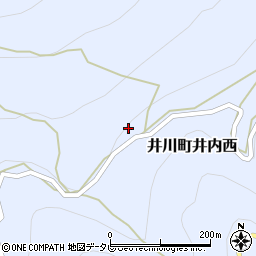 徳島県三好市井川町井内西3233周辺の地図
