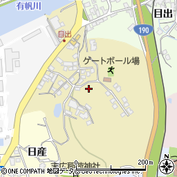 山口県山陽小野田市目出新町周辺の地図