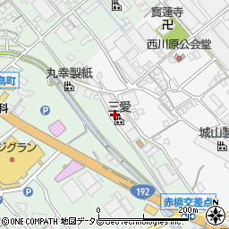 三愛株式会社　四国工場周辺の地図
