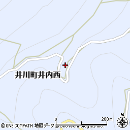 徳島県三好市井川町井内西3976周辺の地図