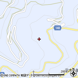 徳島県三好市井川町井内西4193周辺の地図