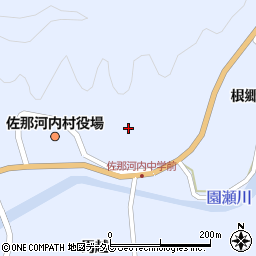 徳島県佐那河内村（名東郡）下（西ノハナ）周辺の地図