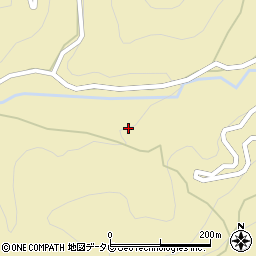 徳島県三好市池田町漆川土井543周辺の地図