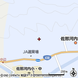 徳島県名東郡佐那河内村下中辺周辺の地図
