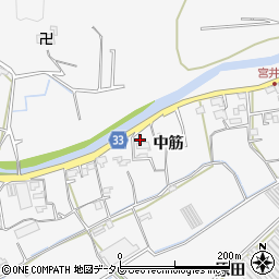 徳島県徳島市多家良町中筋116周辺の地図