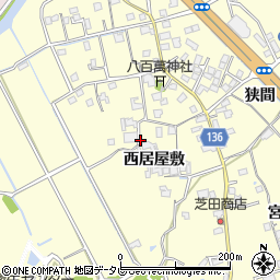 徳島県小松島市芝生町西居屋敷周辺の地図