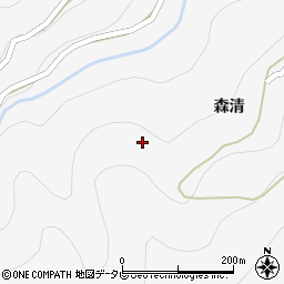 徳島県東みよし町（三好郡）西庄（国政）周辺の地図