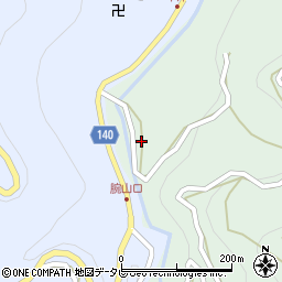 徳島県三好市井川町井内東2421周辺の地図