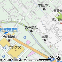 丸幸製紙株式会社　松木工場周辺の地図