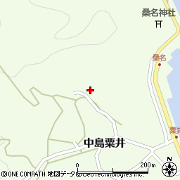 愛媛県松山市中島粟井1121周辺の地図