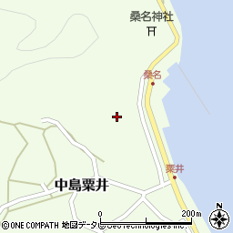 愛媛県松山市中島粟井1187周辺の地図