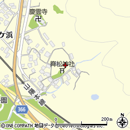 山口県下松市東豊井上恋ケ浜周辺の地図