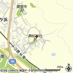 山口県下松市東豊井（上恋ケ浜）周辺の地図
