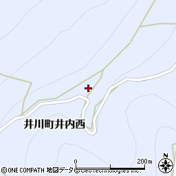 徳島県三好市井川町井内西3852周辺の地図