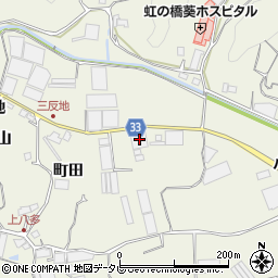 徳島県徳島市八多町町田10周辺の地図