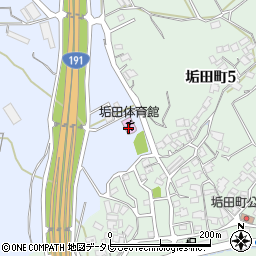 下関市垢田体育館周辺の地図