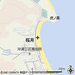 虎ヶ鼻海岸公園周辺の地図