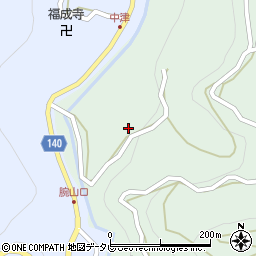徳島県三好市井川町井内東2409周辺の地図
