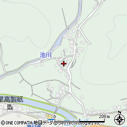 愛媛県四国中央市金田町半田甲424周辺の地図